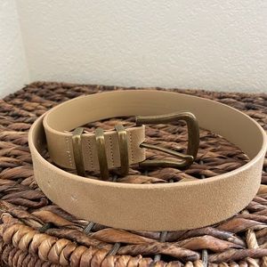 ANTHROPOLOGIE Suede Leather Western Belt